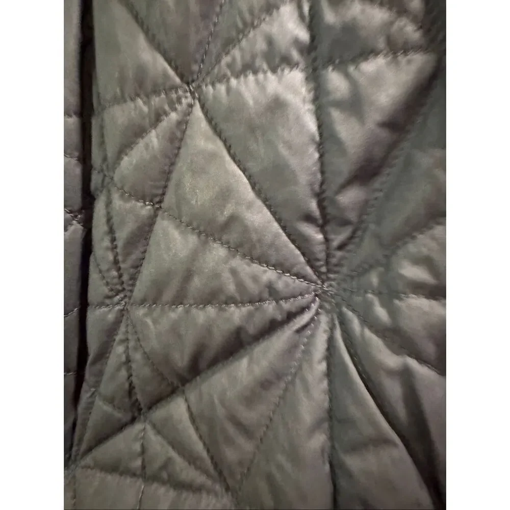 The north face silver/gray thermoball eco trekker jacket/coat packable puffer